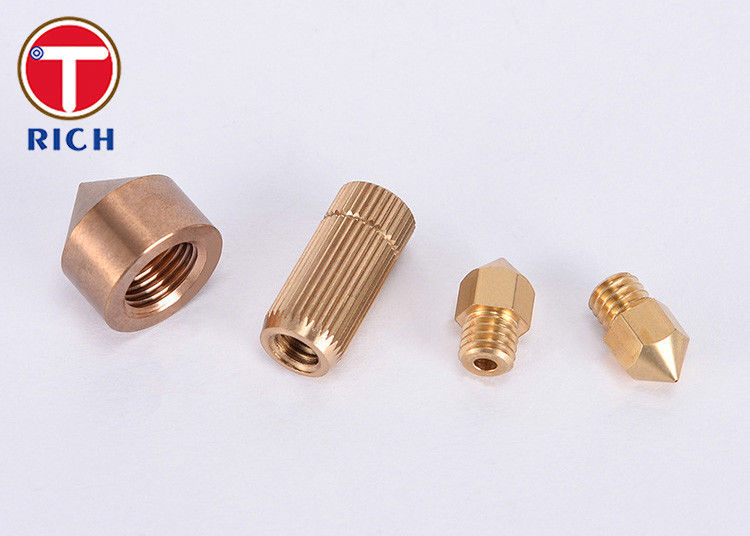 Brass Cnc Turned Parts Mechanical hardware processing copper parts turning precision textile machine parts